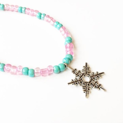 American Girl Snowflake Necklace