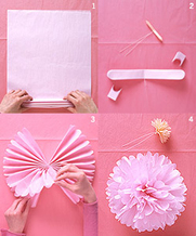 how to make a tissue paper flower for birthday parties beading buds
