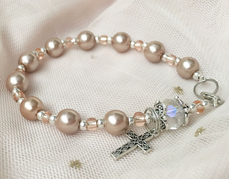 Rosary Bracelet for First Communion Event Entertainment in Vaughan, Ontario.
