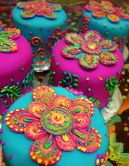 Beading Buds Bollywood jewelry beading birthday party cake 