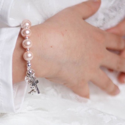 Rosary Bracelet for First Communion Event Entertainment in Thornhill, Ontario.