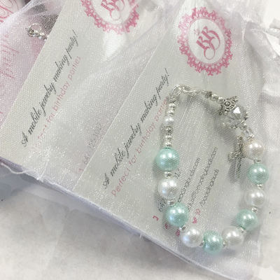 Rosary Bracelet for First Communion Event Entertainment in Markham, Ontario.