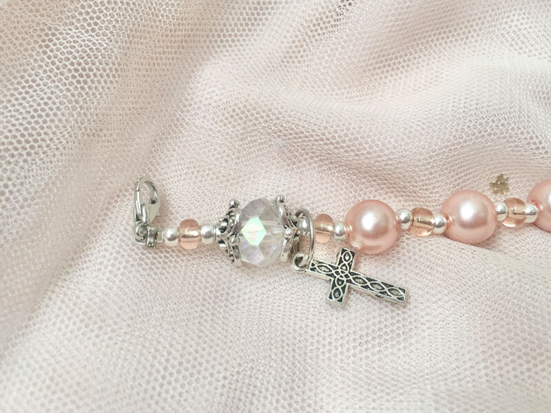 Rosary Bracelet for First Communion School workshop Toronto