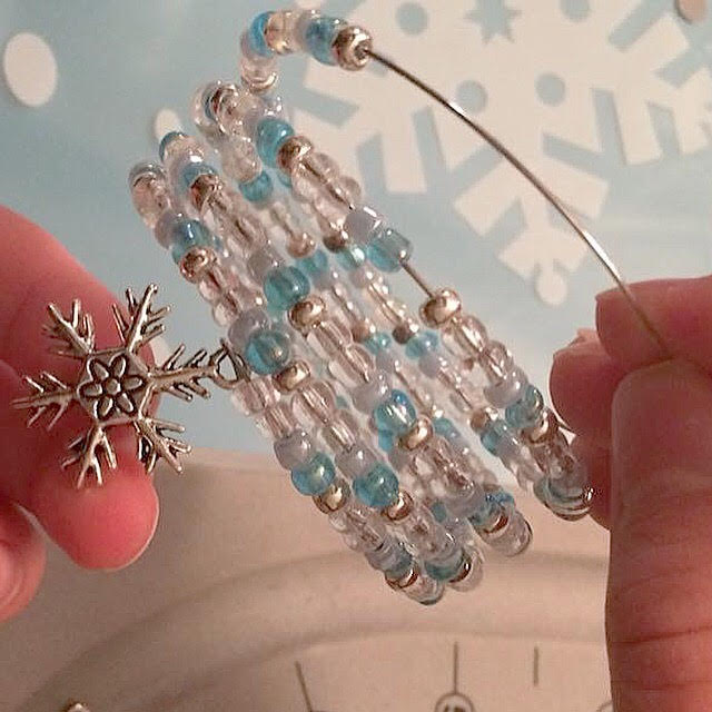 Hamilton Ontario Girls Birthday Party Snowflake Bracelet